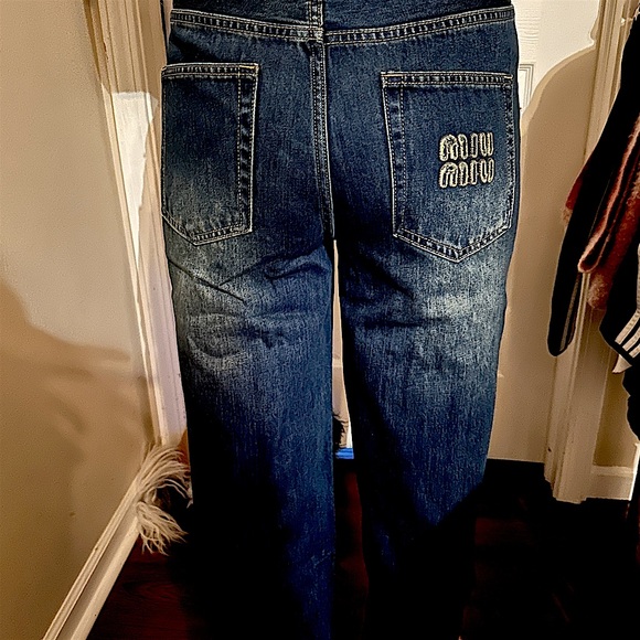 Blue Denim Jeans ( Miu- Miu) - Picture 2 of 13
